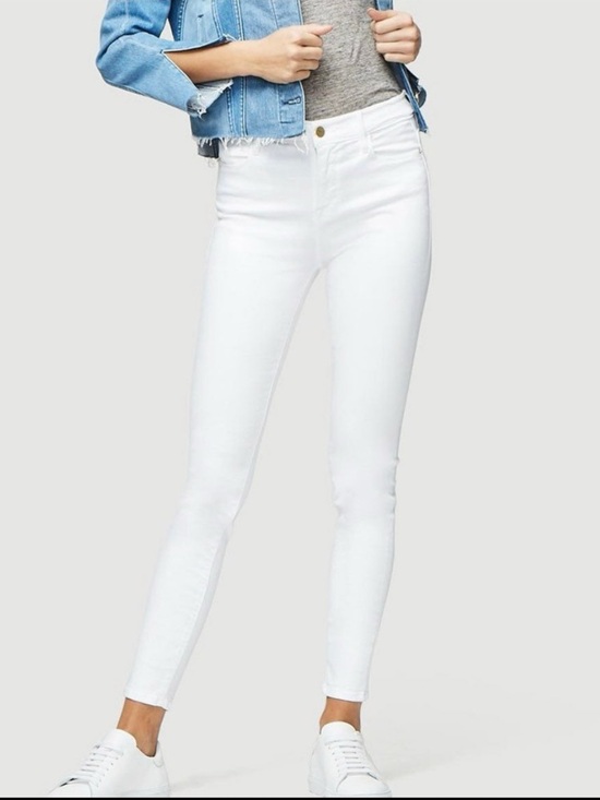 Frame Denim Denim - FRAME Le High Skinny Denim Jeans in White